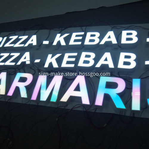 Illuminated Exterior Building Signs Signage